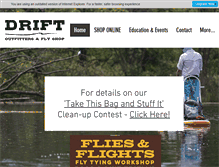 Tablet Screenshot of driftoutfitters.com